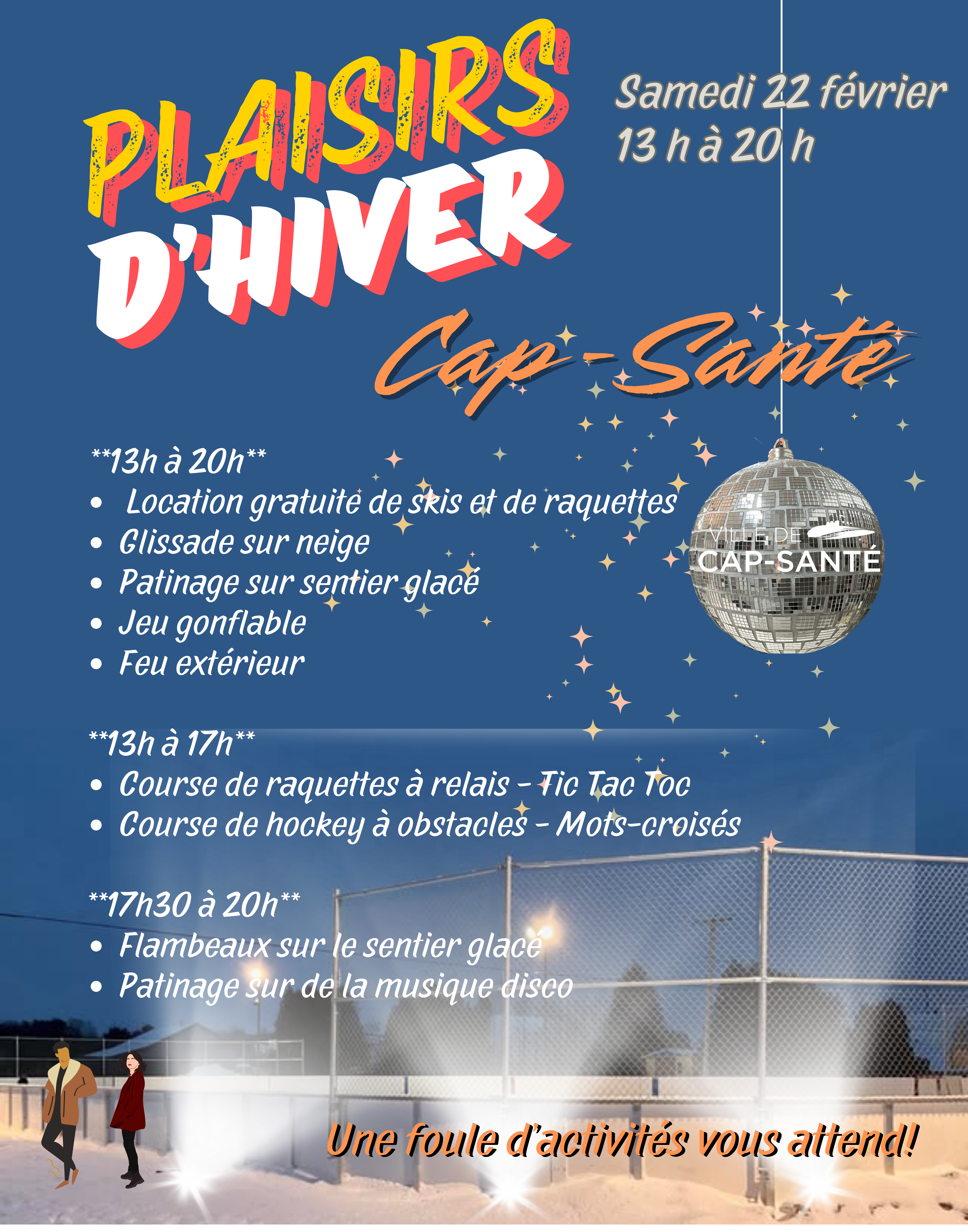 Affiche Plaisirs d'hiver