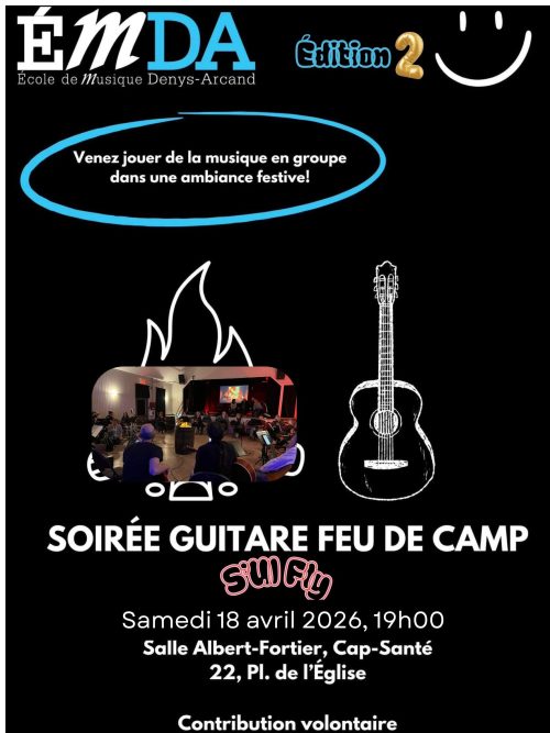 Guitare feu de camp